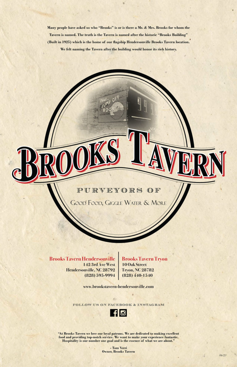 Brooks Tavern Menu 2
